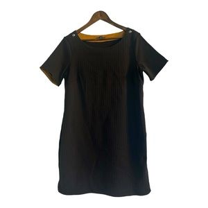 Lands End Textured Shift Dress